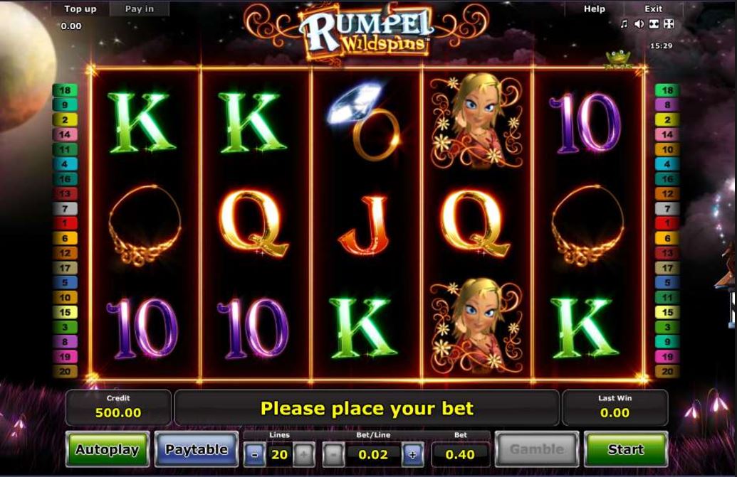 Rumpel Wildspins Video Slot