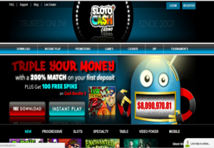Sloto Cash_Homepage