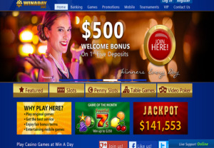 WIN A DAY _HomePage