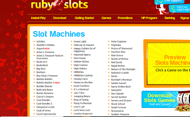 RubySlots Casino