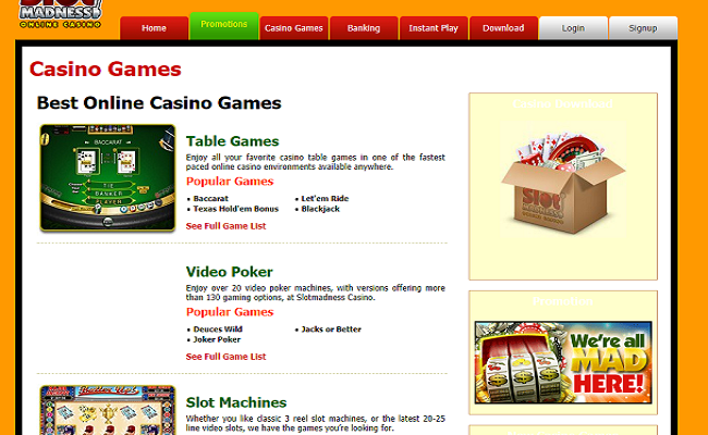 SlotMadness Casino