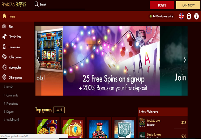 Spartan Slots Casino