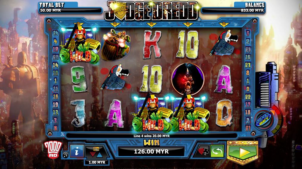 Judge Dredd Online Video Slot