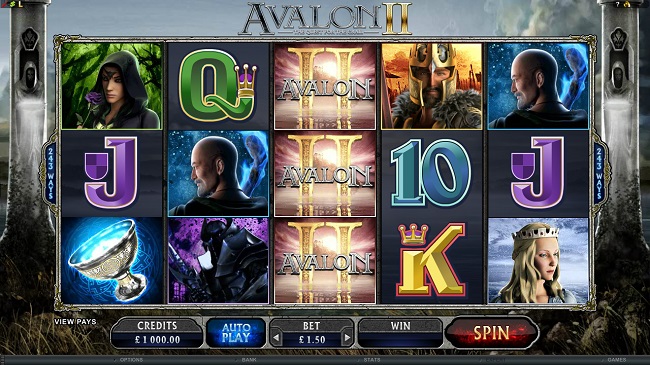 Avalon II Online Video Slot