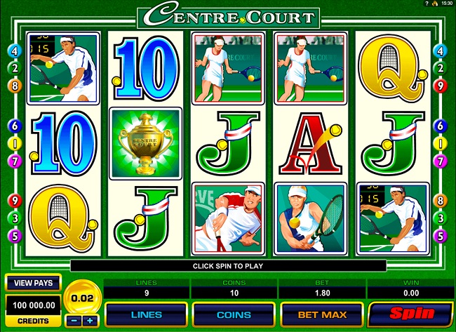 Centre Court Online Video Slot