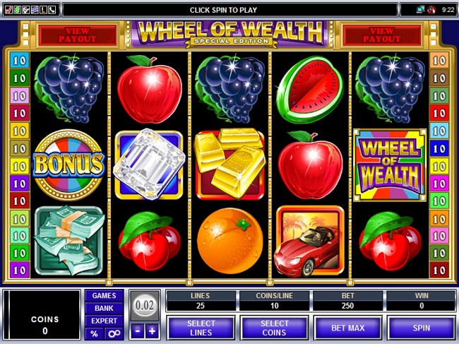Wheel of Wealth Online Video Slot