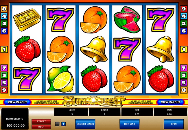 Sunquest Online Video Slot