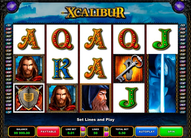 Xcalibur Online Video Slot