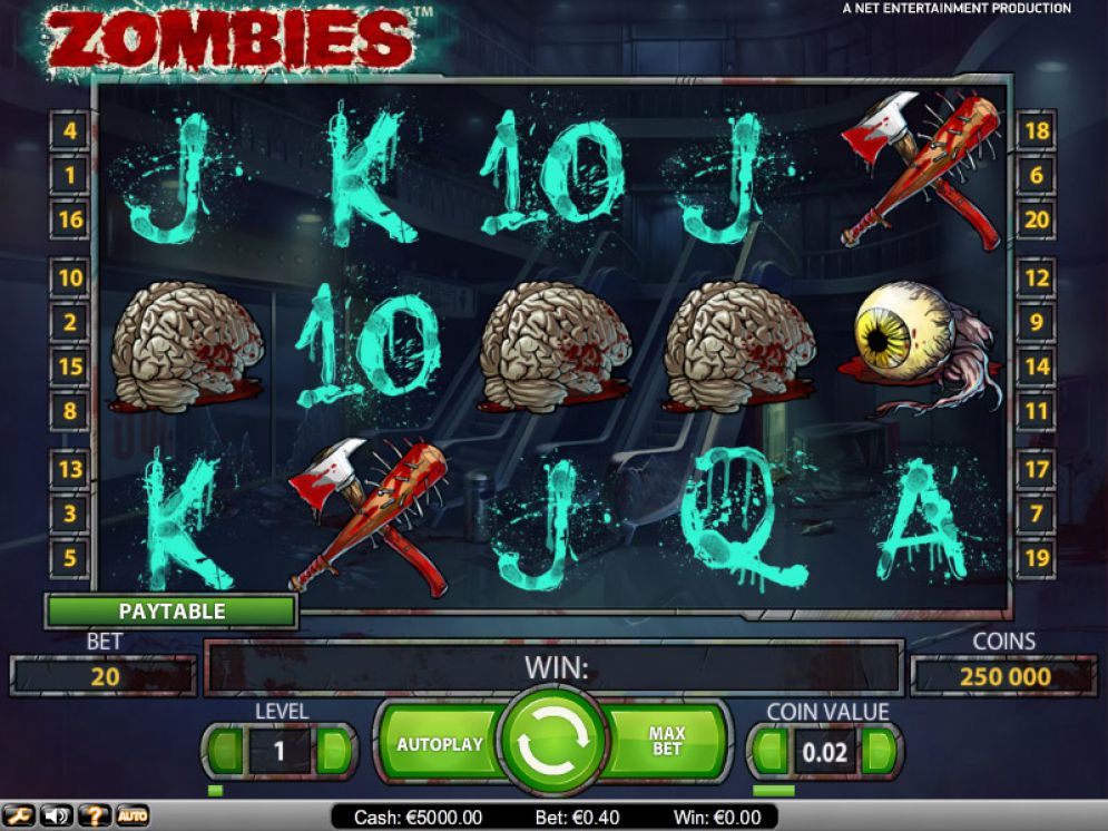 Zombies Online Video Slot