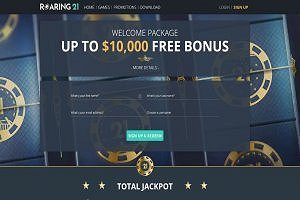 Roaring 21 Casino Lobby