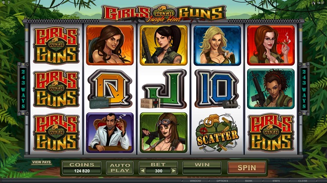 Girls With Gun Jungle Heat Online Video Slot
