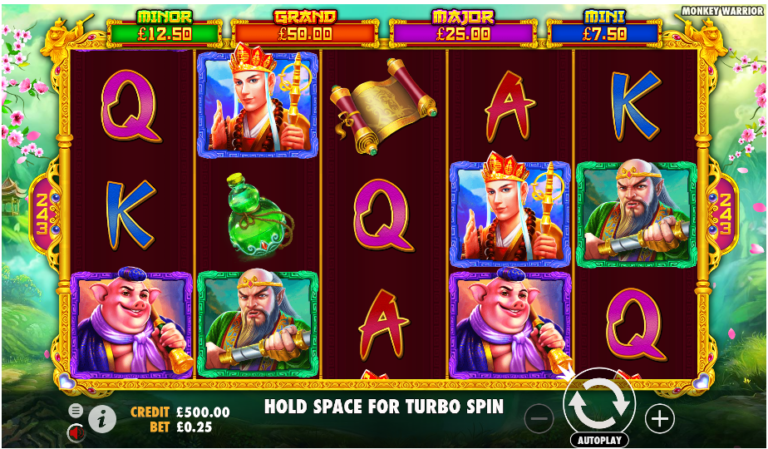 Monkey Warrior Online Video Slot