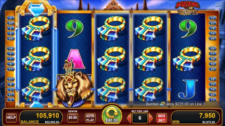 Pride of Egypt Online Video Slot
