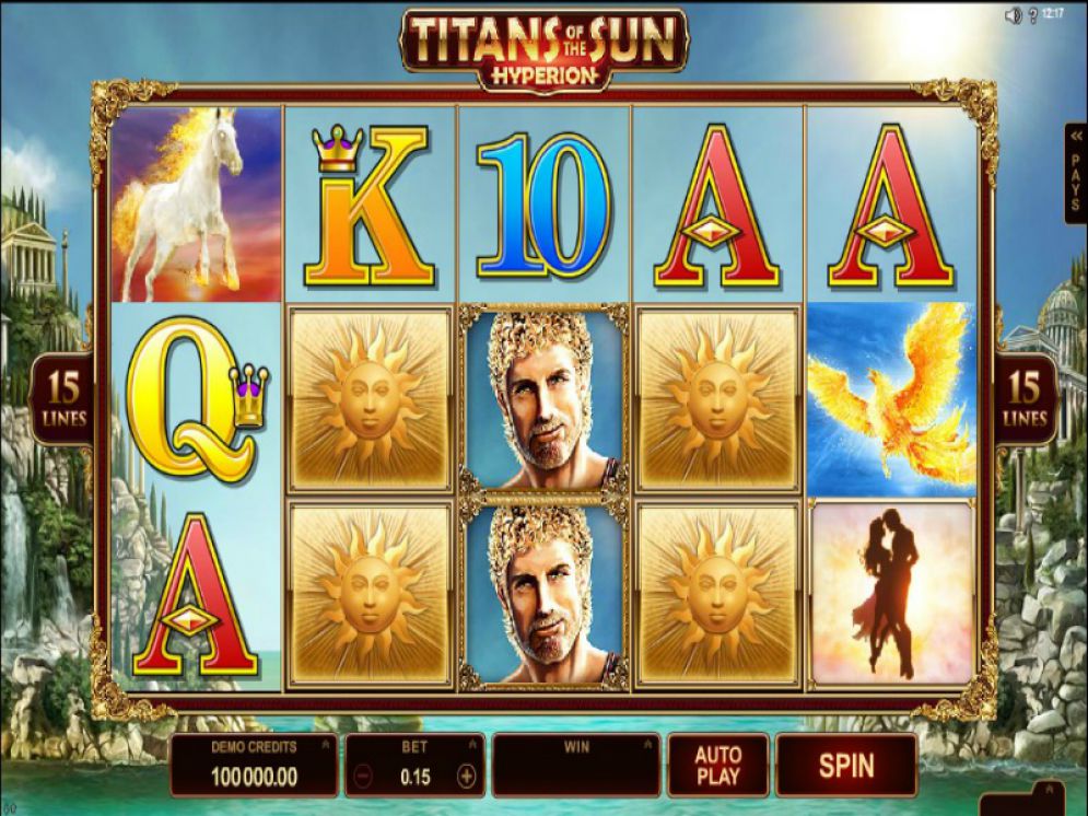 Titans Of The Sun Hyperion Online Video Slot