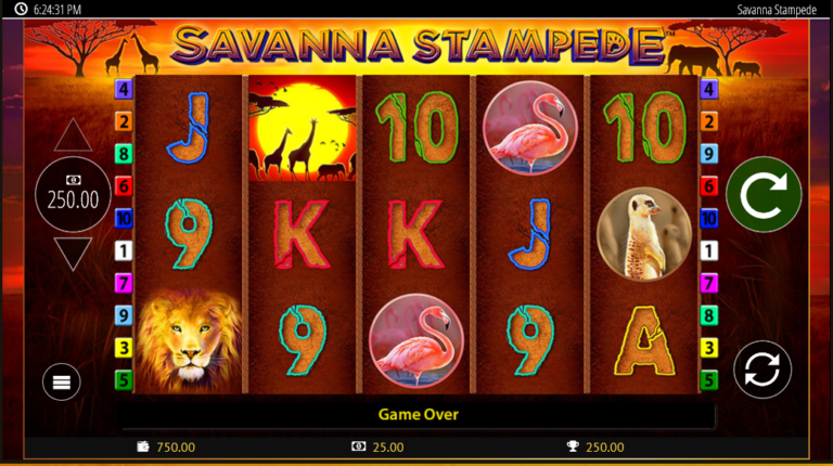 Savanna Stampede Online Video Slot
