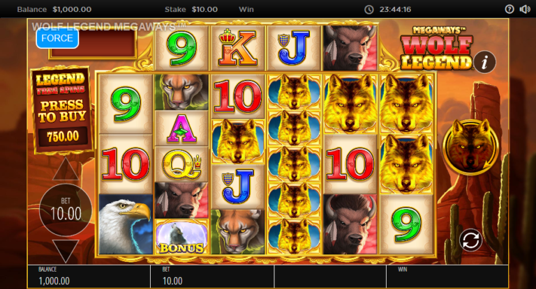 Wolf Legend Megaways Online Video Slot