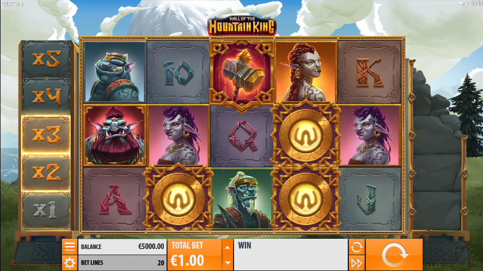Hall of the Mountain King Online Video Slot