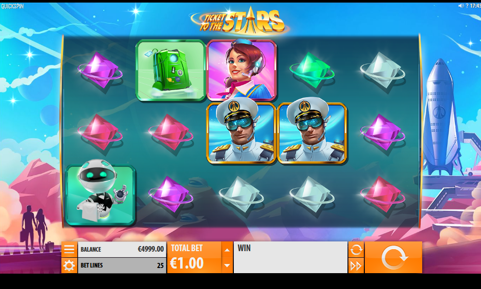 Ticket to the Stars Online Video Slot
