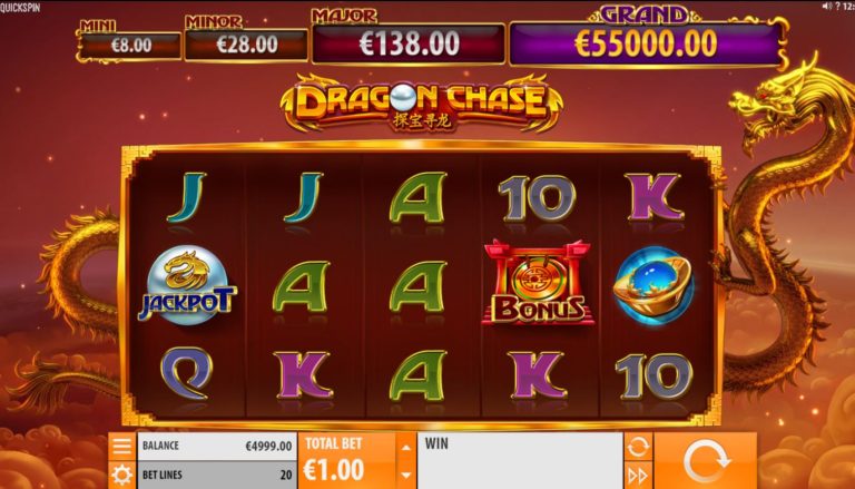 Dragon Chase Online Video Slot