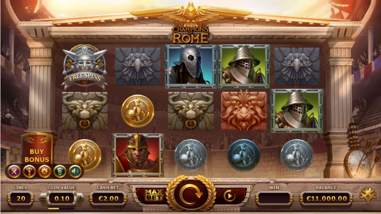 Champions of Rome Online Video Slot