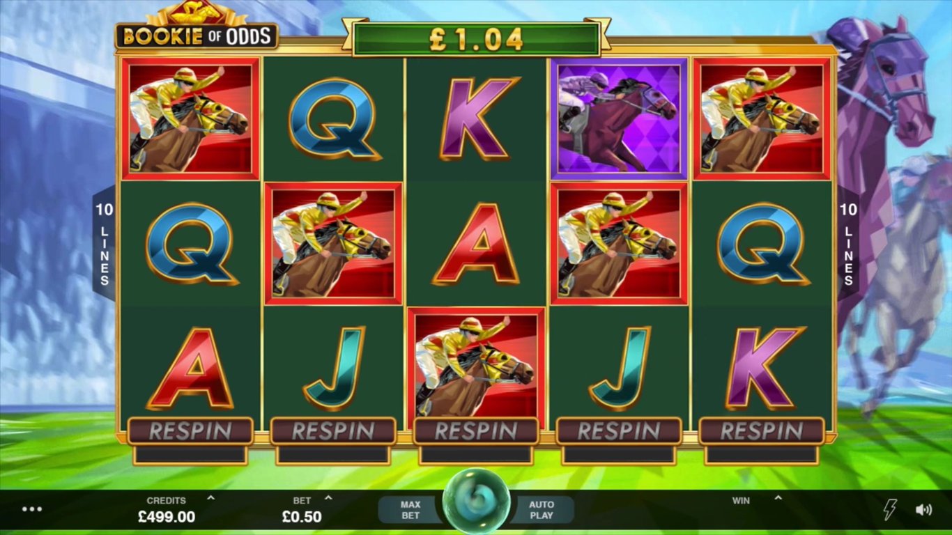 Bookie of Odds Online Video Slot