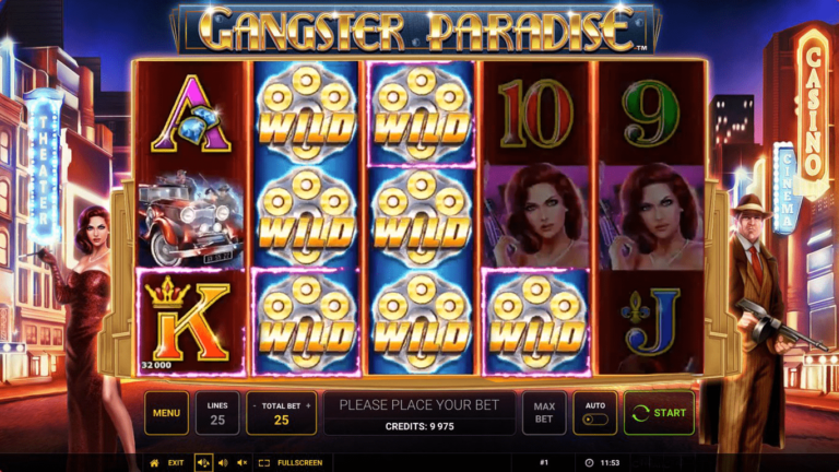 Gangster Paradise Online Video Slot