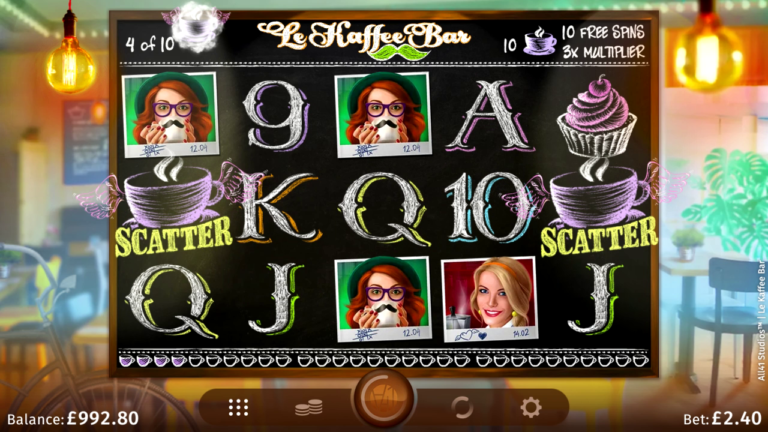 Le Kaffee Bar Online Video Slot