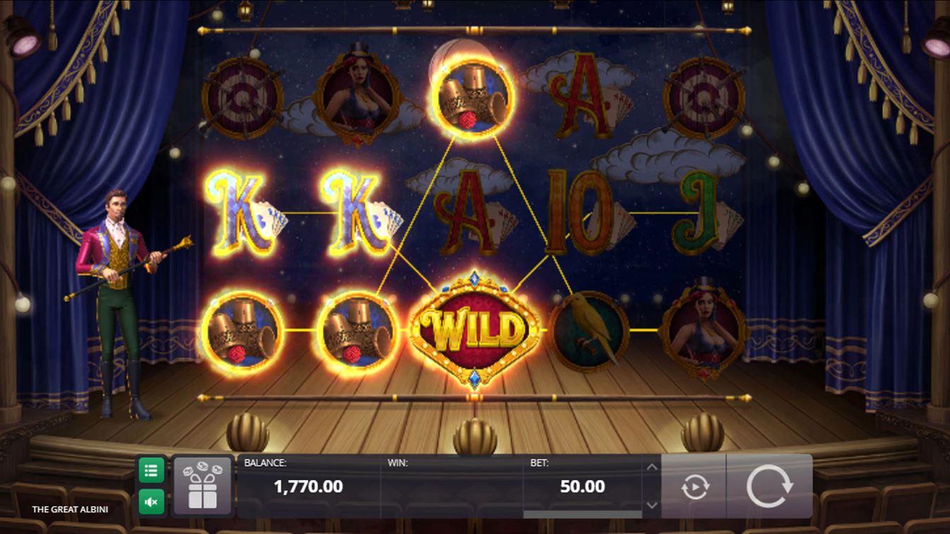 The Great Albini Online Video Slot