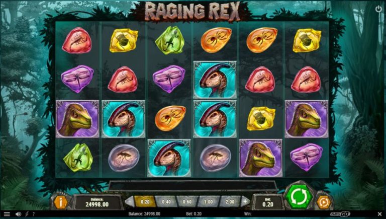 Raging Rex Online Video Slot