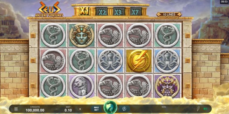 Ancient Fortunes: Zeus Online Video Slot