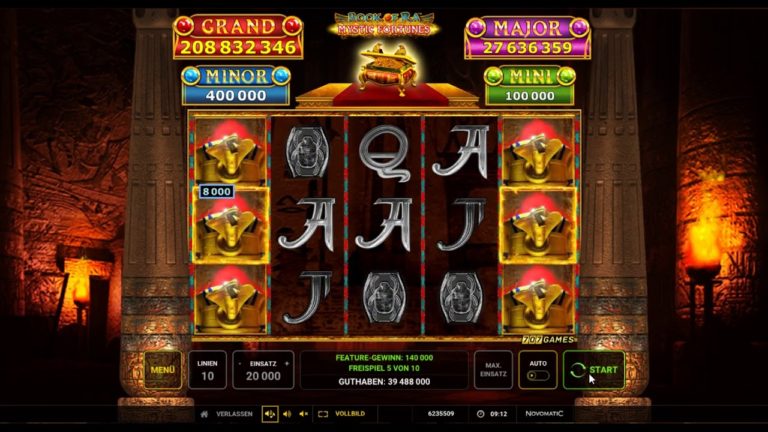 Book of Ra Mystic Fortunes Online Video Slot