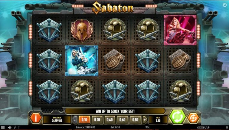 Sabaton Online Video Slot