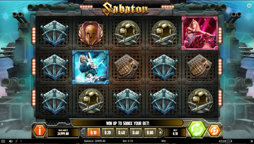 Sabaton Online Video Slot