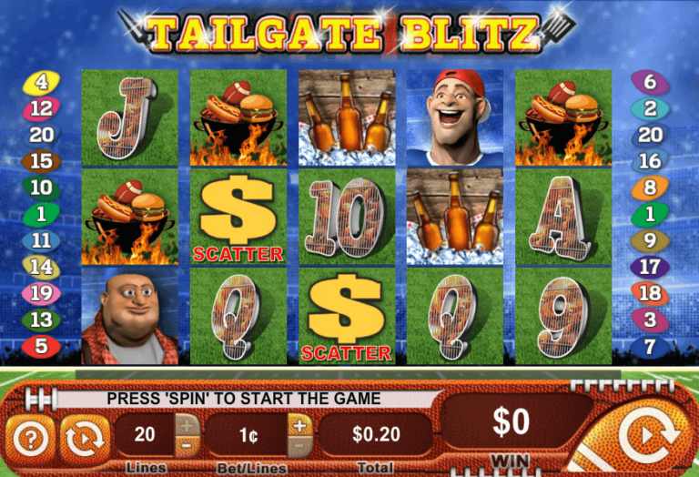 Tailgate Blitz Online Video Slot