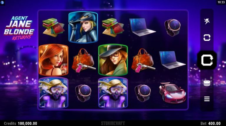 Agent Jane Blonde Returns Online Video Slot