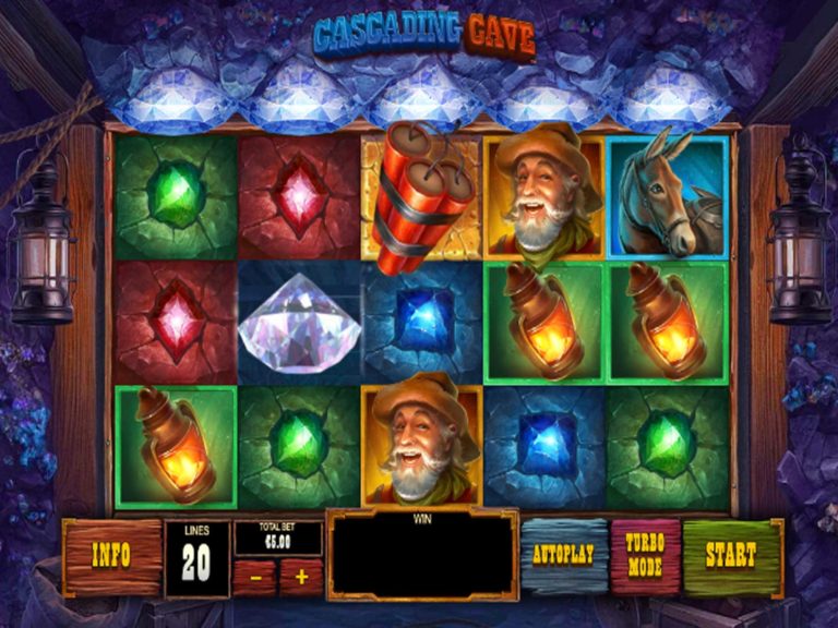 Cascading Cave Online Video Slot