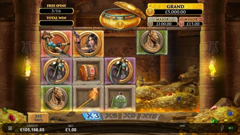 Lara Croft Temples and Tombs Online Video Slot