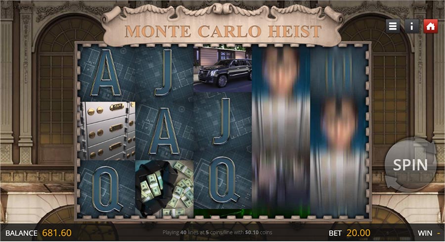 Monte Carlo Heist Online Video Slot