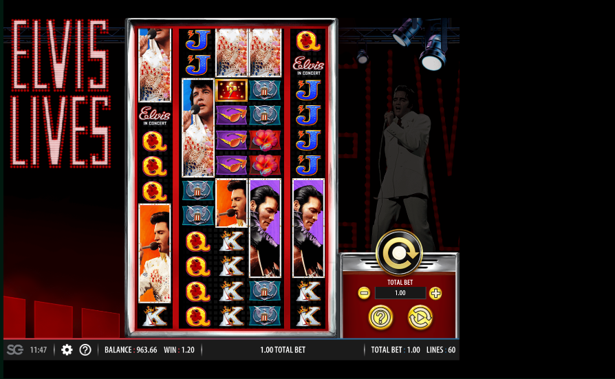Elvis Lives Online Video Slot