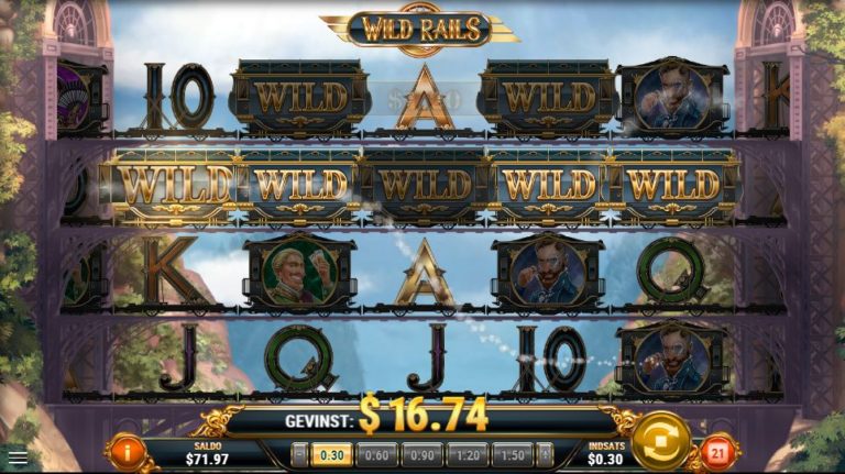 Wild Rails Online Video Slot