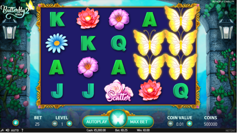 Butterfly Staxx 2 Online Video Slot