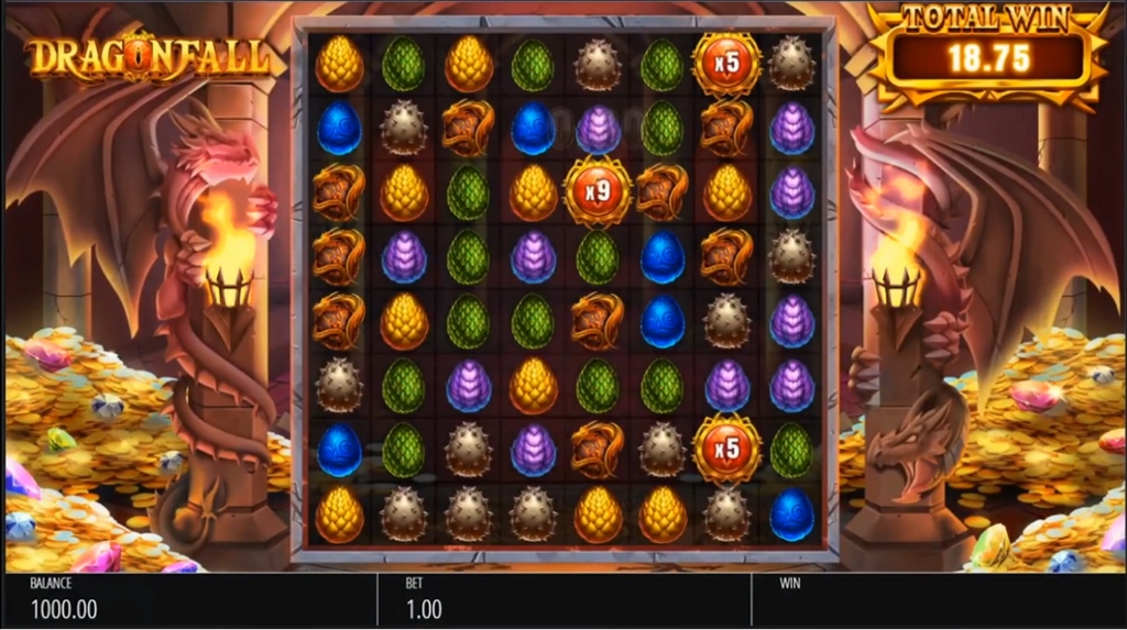 Dragon Fall Online Video Slot