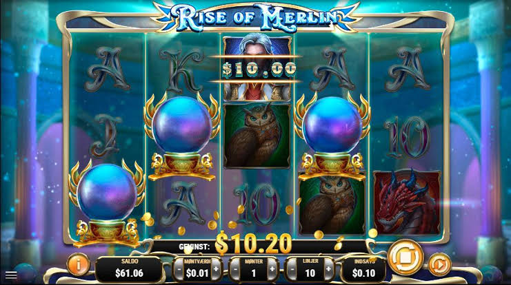 Rise of Merlin Online Video Slot