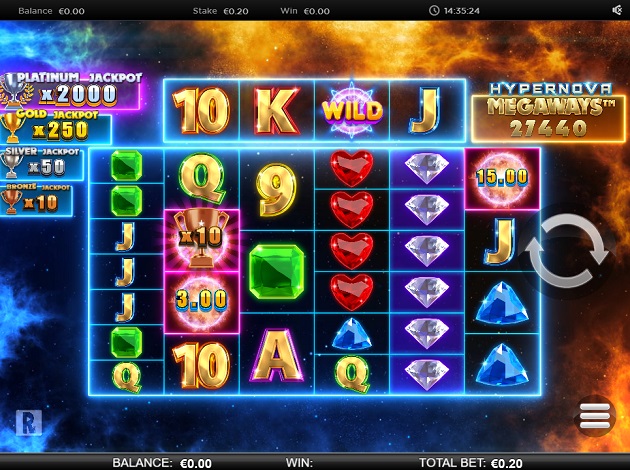 Hypernova Megaways Online Video Slot