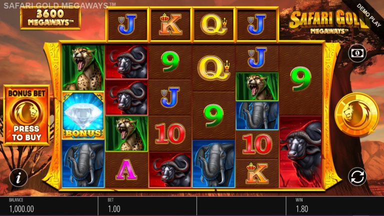 Safari Gold Megaways Online Video Slot