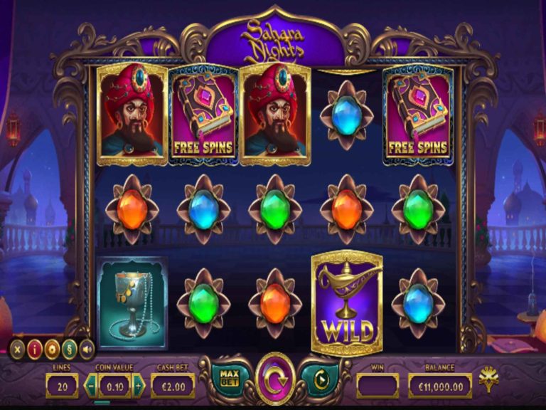 Sahara Nights Online Video Slot