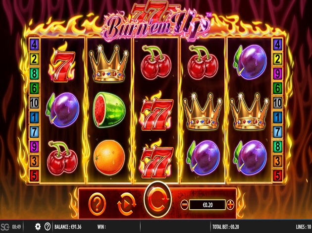777 Burn ‘Em Up Online Video Slot