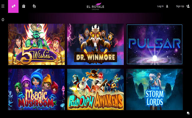 El Royale Games Lobby