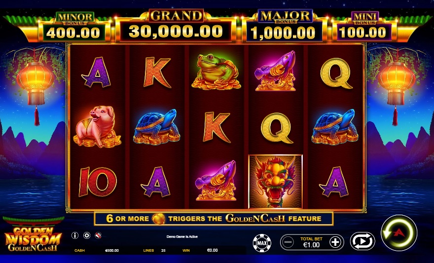Golden Wisdom Golden Cash Online video Slot