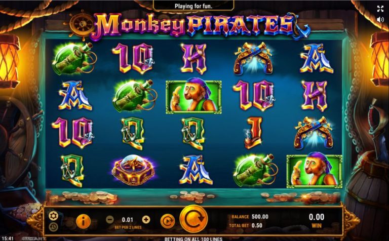 Monkey Pirates Online Video Slot